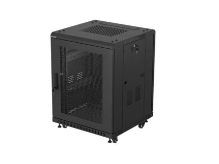 Lanberg Rack Cabinet 19" 15U 600x600 Black Ff01-6615-23b