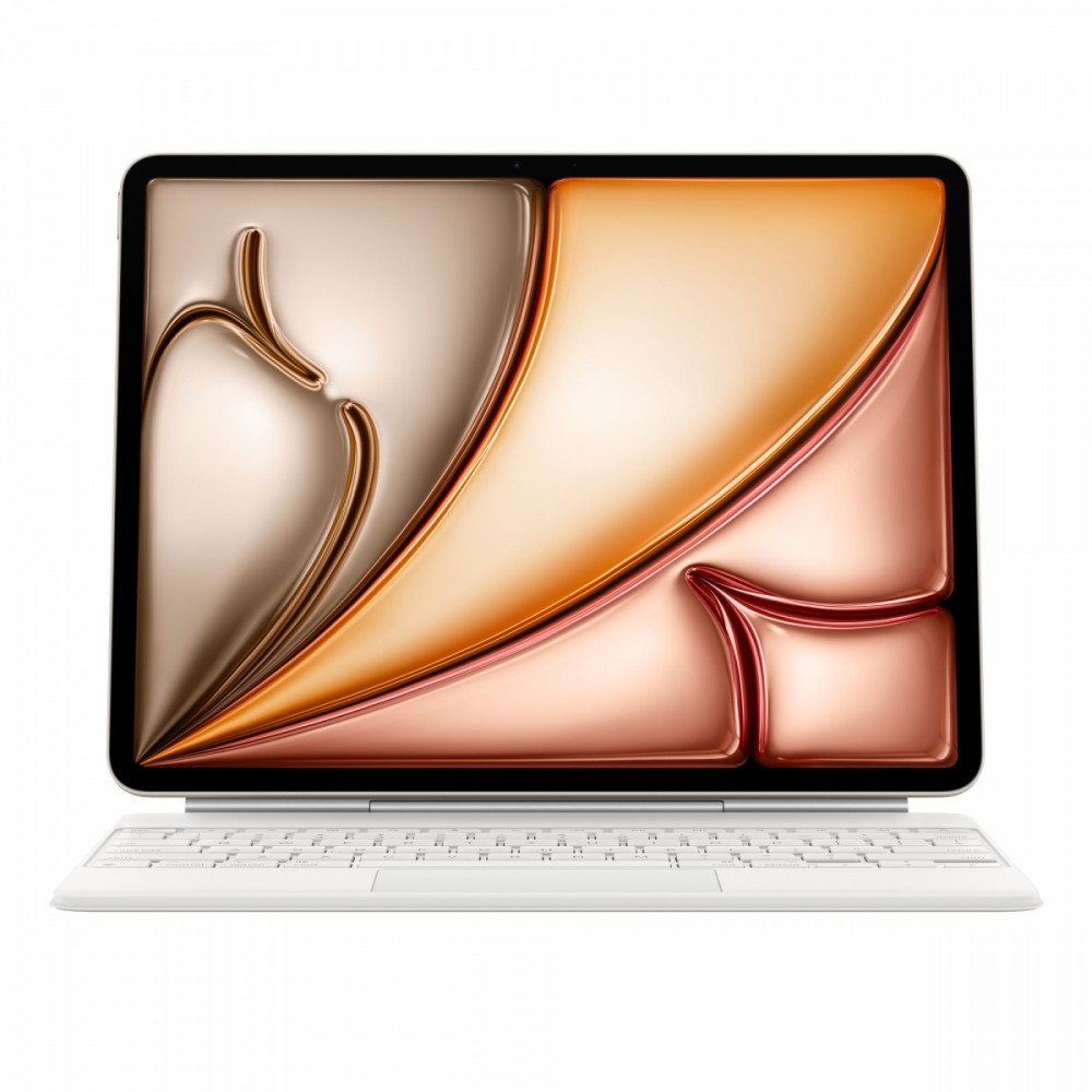 965794_1997841.jpeg Apple Magic Keyboard Flip Cover English US White (iPad Air 13" 2024/2025/2026) - Image 1