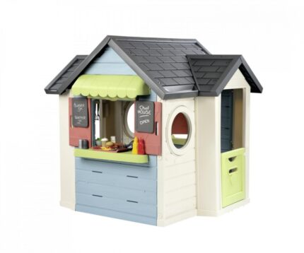 Smoby Multifunctional Kids Playhouse Garden Chef House with Kitchen Multicolored 124x132x135cm