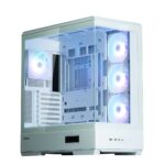 Zalman P50 DS Gaming Midi Tower Computer Case with Side Window White