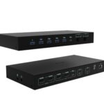 i-tec KVM Dock PRO 3 Dock / USB-C Docking Station with 4K PD Ethernet Black