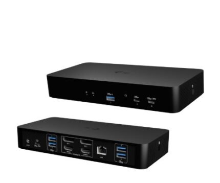 i-tec USB-C Docking Station με HDMI/DisplayPort 4K PD Ethernet Μαύρο (CAINTGDUAL4KDOCPD)