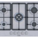 Bosch Serie 4 Natural Gas Cooktop Autonomous Inox 75x52εκ. Silver
