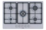 Bosch Serie 4 Natural Gas Cooktop Autonomous Inox 75x52εκ. Silver
