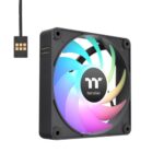 Thermaltake CT120 EX Case Fan (2000rpm / 57.05cfm) with ARGB Lighting and 4-Pin PWM Connection 3pcs White