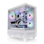 Thermaltake 270 TG ARGB Gaming Midi Tower Computer Case with Side Window Snow