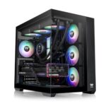 Thermaltake View 380 TG ARGB Gaming Midi Tower Computer Case with Side Window Black