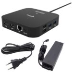 i-tec USB-C Docking Station with HDMI 4K PD Ethernet and Support for 2 Monitors Black (C31DUALHDMIDPD100)