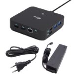 i-tec USB-A Docking Station with 4K PD Ethernet Black (C31TRIVIDPRO100W)