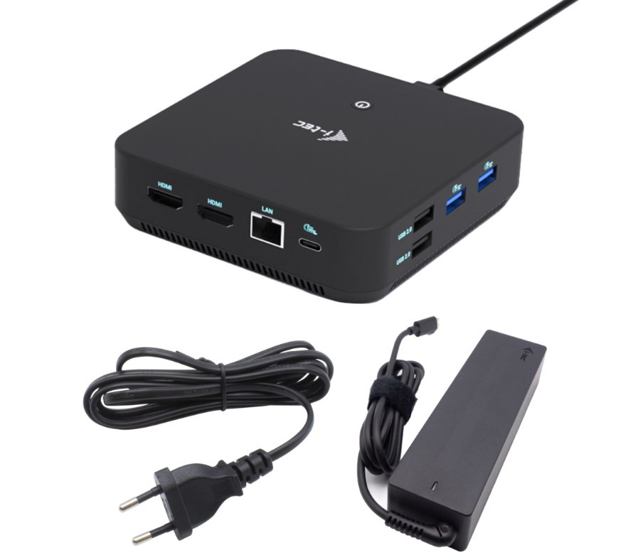 981523_2039824.jpeg i-tec USB-A Docking Station with 4K PD Ethernet Black (C31TRIVIDPRO100W) - Image 1