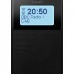 Philips Tabletop Digital Clock with Alarm & Radio Black TAR5100/10