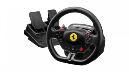 Thrustmaster T98 Ferrari 296 GTB Steering Wheel with Pedals for PC / PS4 / PS5 with 240° Rotation