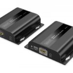 Extender Extender Over Cat.6 Twisted Pair HDMI 4K/60Hz via IP 1G Up to 120m/200m Max 253 Receivers IR Control Set