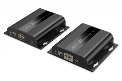 Extender Extender Over Cat.6 Twisted Pair HDMI 4K/60Hz via IP 1G Up to 120m/200m Max 253 Receivers IR Control Set