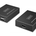 Digitus Usb Hub Extender Da-73120 4 X Ports Usb-a 2.0 150m Use Cat 6 Higher Black