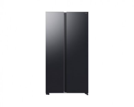 Samsung Side-by-Side Refrigerator 262lt Total NoFrost H178.4xW91.2xD72.6cm Black RS70F65QEFEO