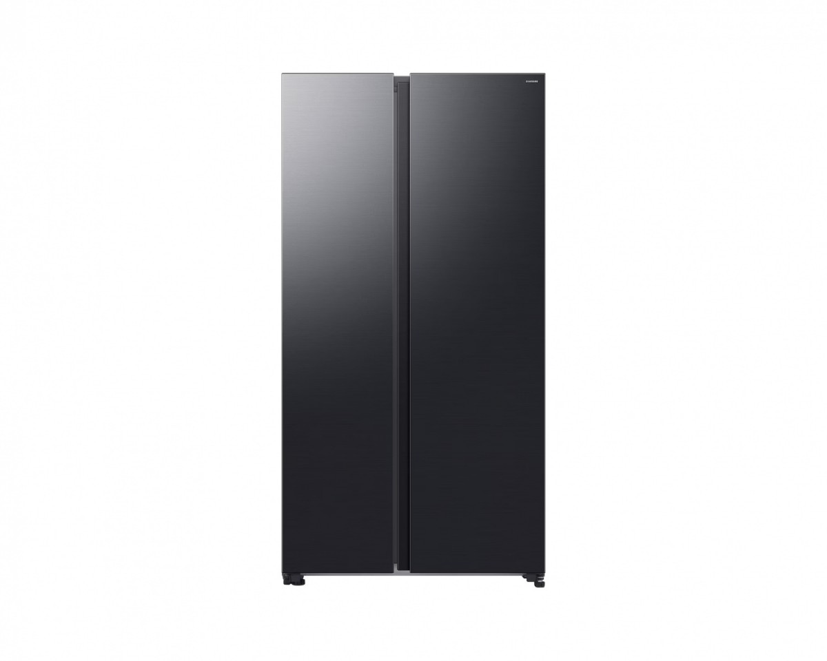 988763_2054783.jpeg Samsung Side-by-Side Refrigerator 262lt Total NoFrost H178.4xW91.2xD72.6cm Black RS70F65QEFEO - Image 1