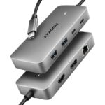 Axagon USB-C Docking Station with HDMI 4K PD Ethernet Gray (HMC-CUB83X2)