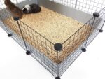 C&C Modular cage 3x2 110x75 cm guinea pig  hedgehog  black - Image 4