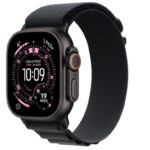 Watch Ultra 3 GPS + Cellular, koperta 49 mm z tytanu w kolorze czarnym, opaska Alpine w kolorze czarnym - rozmiar L