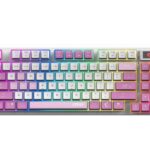 Klawiatura gamingowa Forge GK600 TKL W Violet US