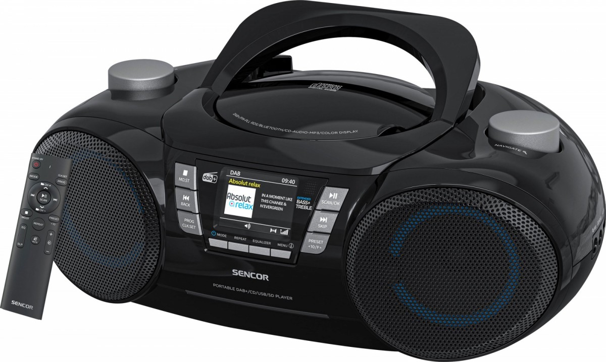 992811_2072867.jpeg Sencor Portable Sound System with USB Bluetooth Black - Image 1