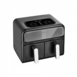 Amica Air Fryer with Double Detachable Bucket 8lt Black 1367586