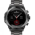 Smartwatch Garett Atom czarny stalowy