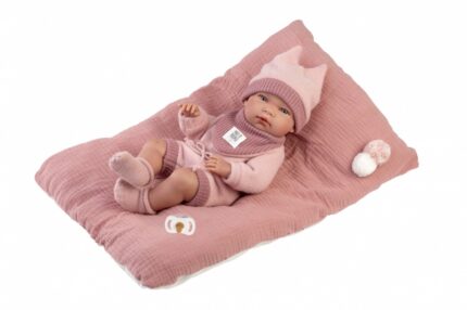 Llorens Juan Baby Doll Set with Baby Doll and Pillow 40 cm