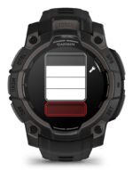 Garmin Instinct 3 AMOLED Aluminium 45mm Waterproof Smartwatch with Heart Rate Monitor (Black with Black Band) - Image 4