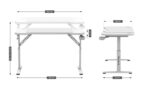 Huzaro Hero 2.6 White gaming desk - Image 4