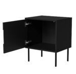Cama INSERTO bedside cabinet  2 pcs  50x40x61.5 cm  black + LED - Image 5