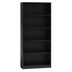 Topeshop R80 CZERŃ office bookcase - Image 2