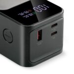 Powerbank 27 000mAh  1x USB  2x USB-C  162 5W  QC4+  flashlight  LCD screen  black - Image 6