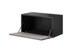 Cama full storage cabinet ROCO RO3 75/37/39 white/black/white - Image 2
