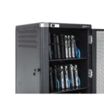 Manhattan Laptop Charging Cart/Trolley via AC Adapter (EU) 30-bay  Install device's AC Adapter (power cables) into unit  Suitable for ALL laptops (to 16 )  iPads  MacBooks  Chromebooks  other portable devices  Bays 380x30x280mm  Cabinet  Lockable - Image 8