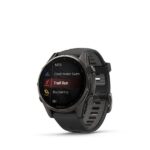 Garmin Fenix 8 Titanium 43mm Waterproof Smartwatch with Heart Rate Monitor (Sapphire, Carbon Grey Dlc Titanium With Black/pebble Grey Silicone Band) - Image 7