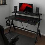 Huzaro Hero 1.9 RGB Gaming Desk Black - Image 3