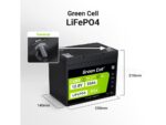 Green Cell Replacement Battery 50Ah 12.8V 640Wh for Electric Scooter in Black Color - Image 22