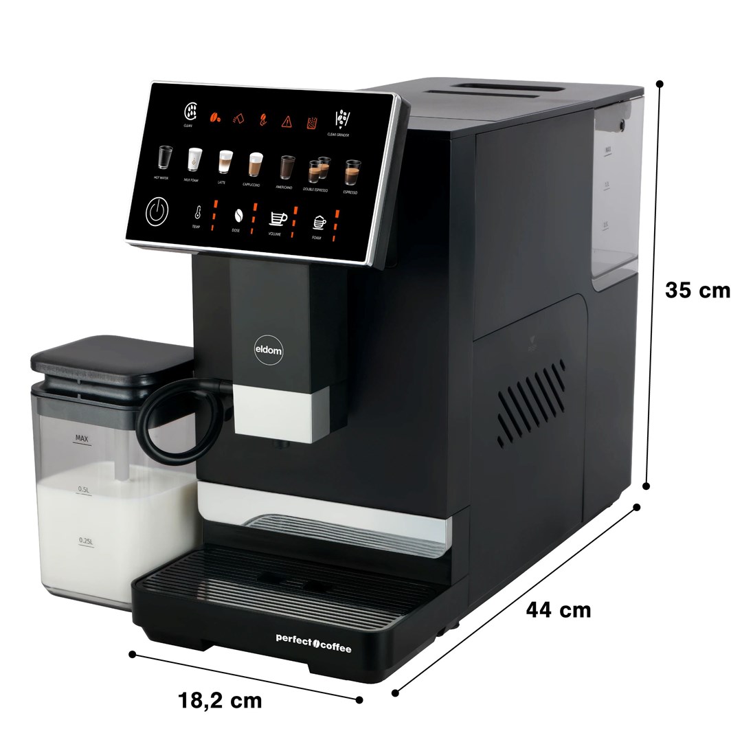 ELDOM ECA10 AUTOMATIC PRESSURE COFFEE MACHINE 7 PROGRAMS - Image 1