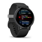 Garmin Vivoactive 5 Aluminium 42mm Waterproof Smartwatch with Heart Rate Monitor (Slate Bezel With Black Silicone Band) - Image 2