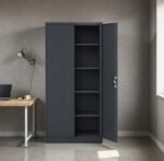 Δίφυλλη Ντουλάπα Μεταλλική 185x90x45εκ. - Image 4