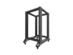 LANBERG OPEN RACK 18U 600X800 BLACK - Image 3