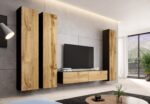 Cama full cabinet VIGO '180' 180/40/30 black/wotan oak - Image 5