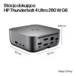 HP Thunderbolt 4 Ultra 280W G6 Thunderbolt 4 Docking Station με HDMI/DisplayPort 4K PD Ethernet Μαύρο - Image 2