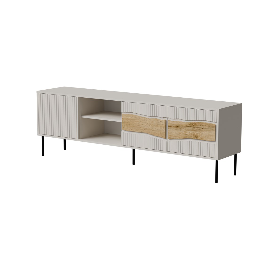Cama INSERTO 3D1W TV cabinet 190x40x61.5 cashmere + LED - Image 1