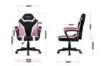 Gaming chair for children Huzaro Ranger 1.0 Pink Mesh - Image 7