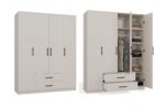 ROMANA wardrobe 160x205 Cashmere without mirror - Image 5
