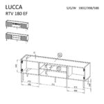 TV Stand Cashmere L40xW59xH180cm - Image 4