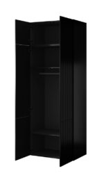 Cama Rectangular Loft Closet from MDF in Black Colour 90x55.5x45cm SZFCMMOTW0012 - Image 5